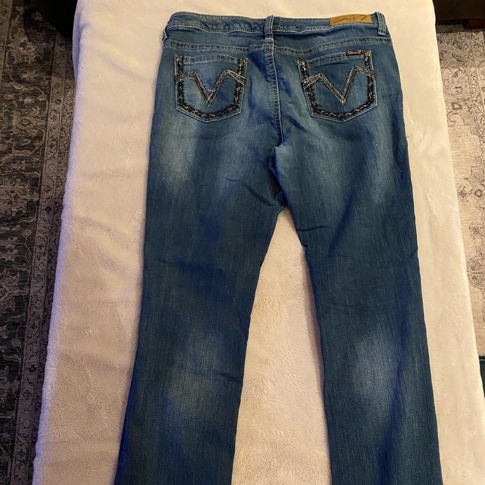 Seven straight jeans